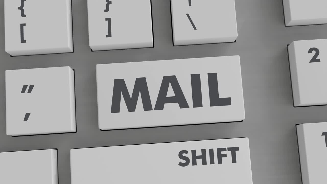 MAIL BUTTON PRESSING ON KEYBOARD
