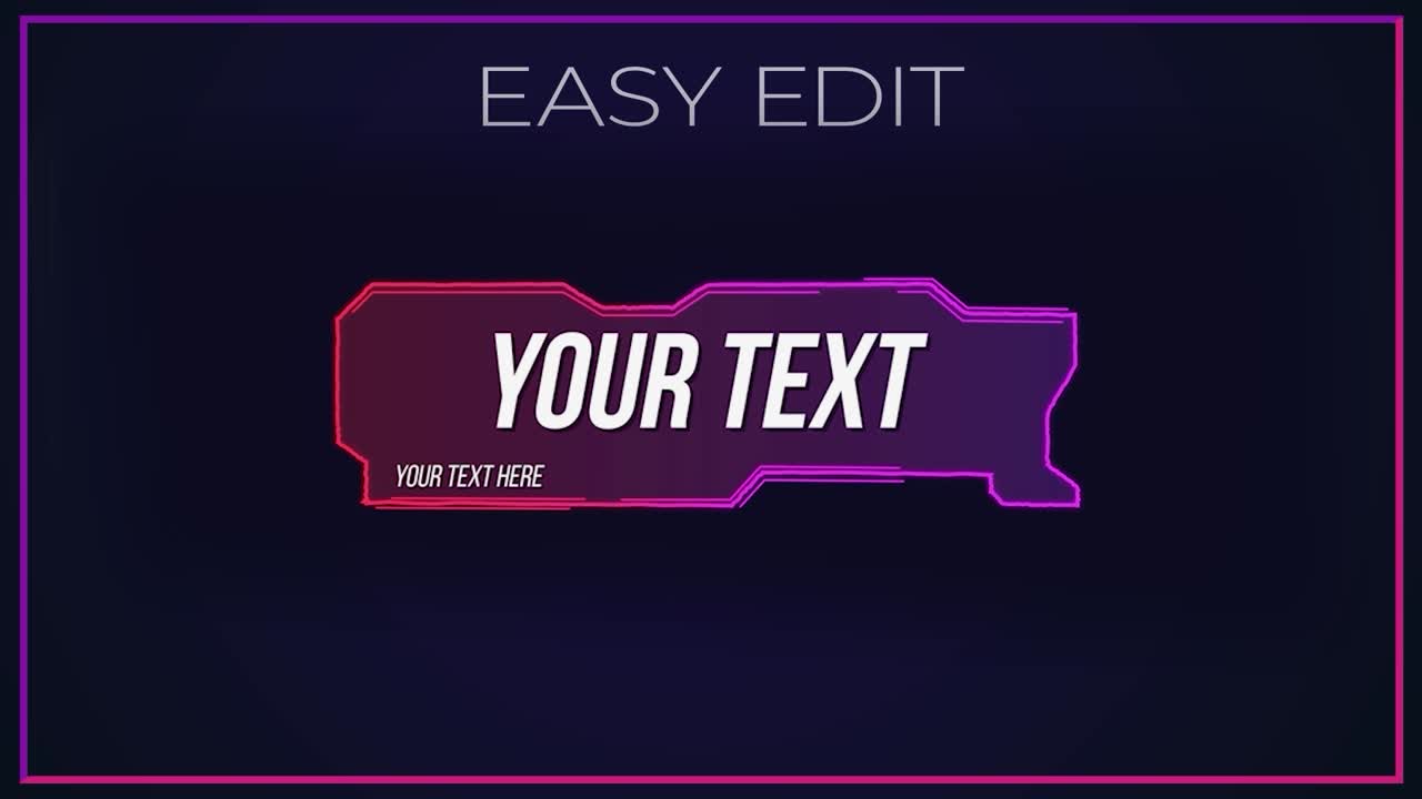 Sharp Lower Thirds Pack