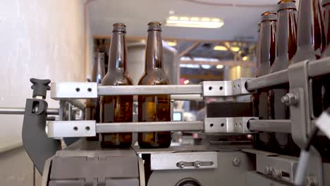 automated beer bottling line