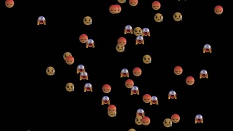 emoticons flying
