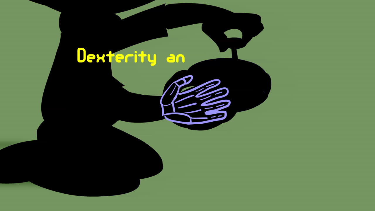 linda animación que ilustra los beneficios de jugar videojuegos