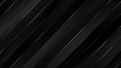 4k de lujo abstracto fondos de gradiente gris negro con rayas metálicas doradas diagonales.