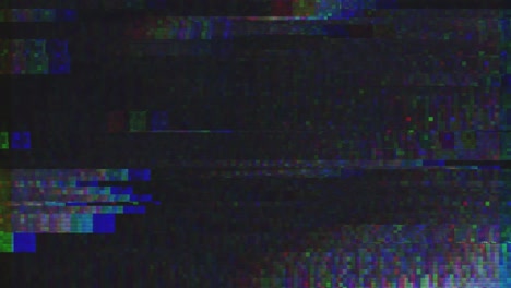 diseño único abstracto animación digital ruido de píxeles error de fallo daño de video