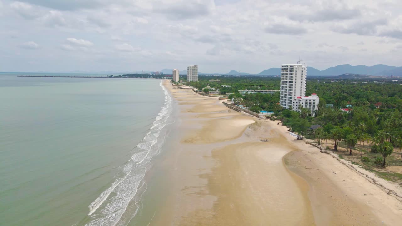 Playa de Cha-Am en Tailandia.