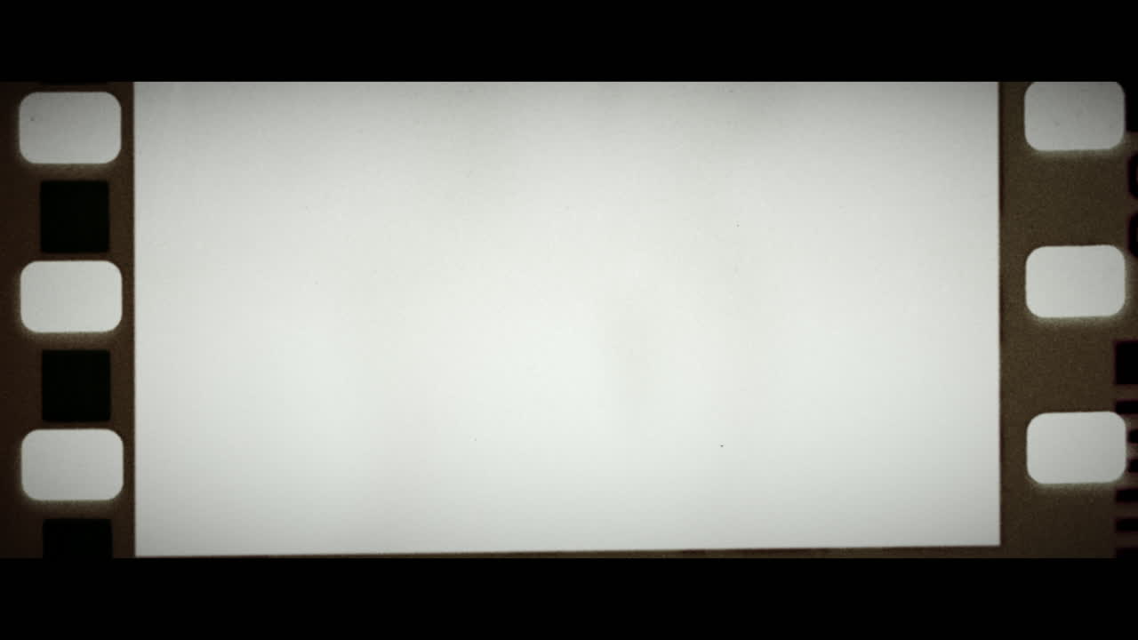 Real 35mm film anamorphic frame  overlay - dirty and old