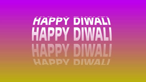 diwali 3d text animation in a nice rotational cylindrical shape and multicolored background, diwali celebration, diwali presentation theme