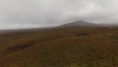 The-slopes-of-Mount-Kenya-on-2800m-above-sea-level,-during-an-overcast-day