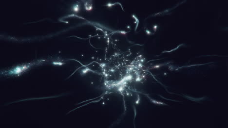 abstract luminous energy network