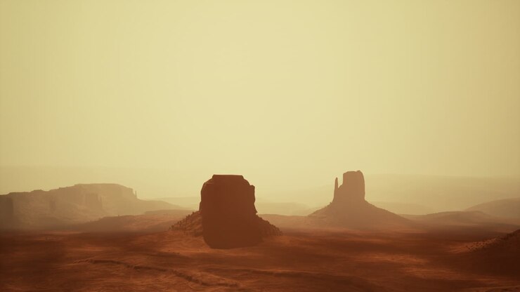 Monument Valley woestijnlandschap
