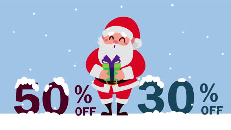 venta de navidad de santa claus con descuentos