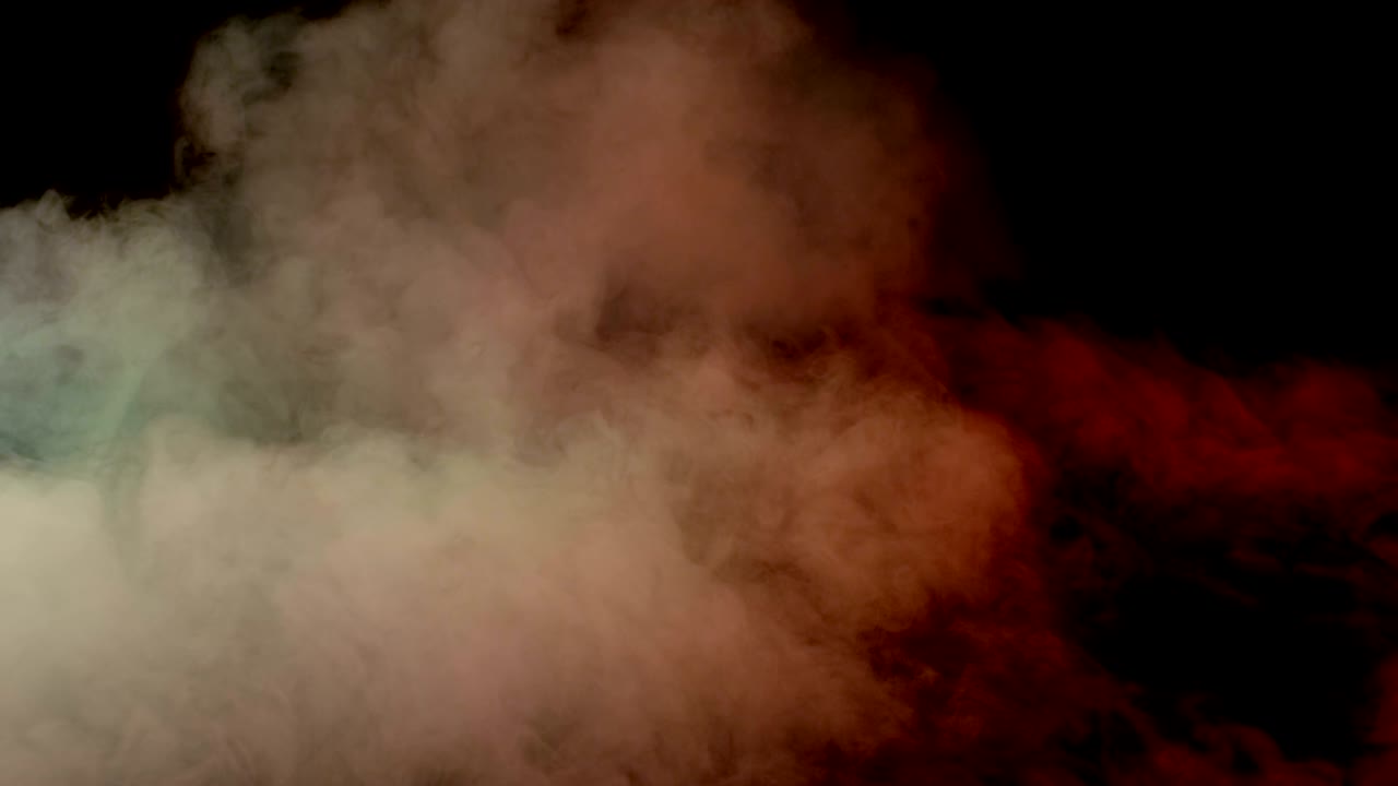 nubes de humo de hielo seco realista