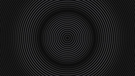 Spiral--Und-Schwindel-Retro-Muster-Mit-Schwarzen-Kreisen-Und-Linien