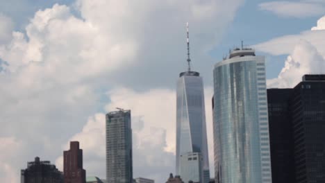 new york city skyline with one world trade center