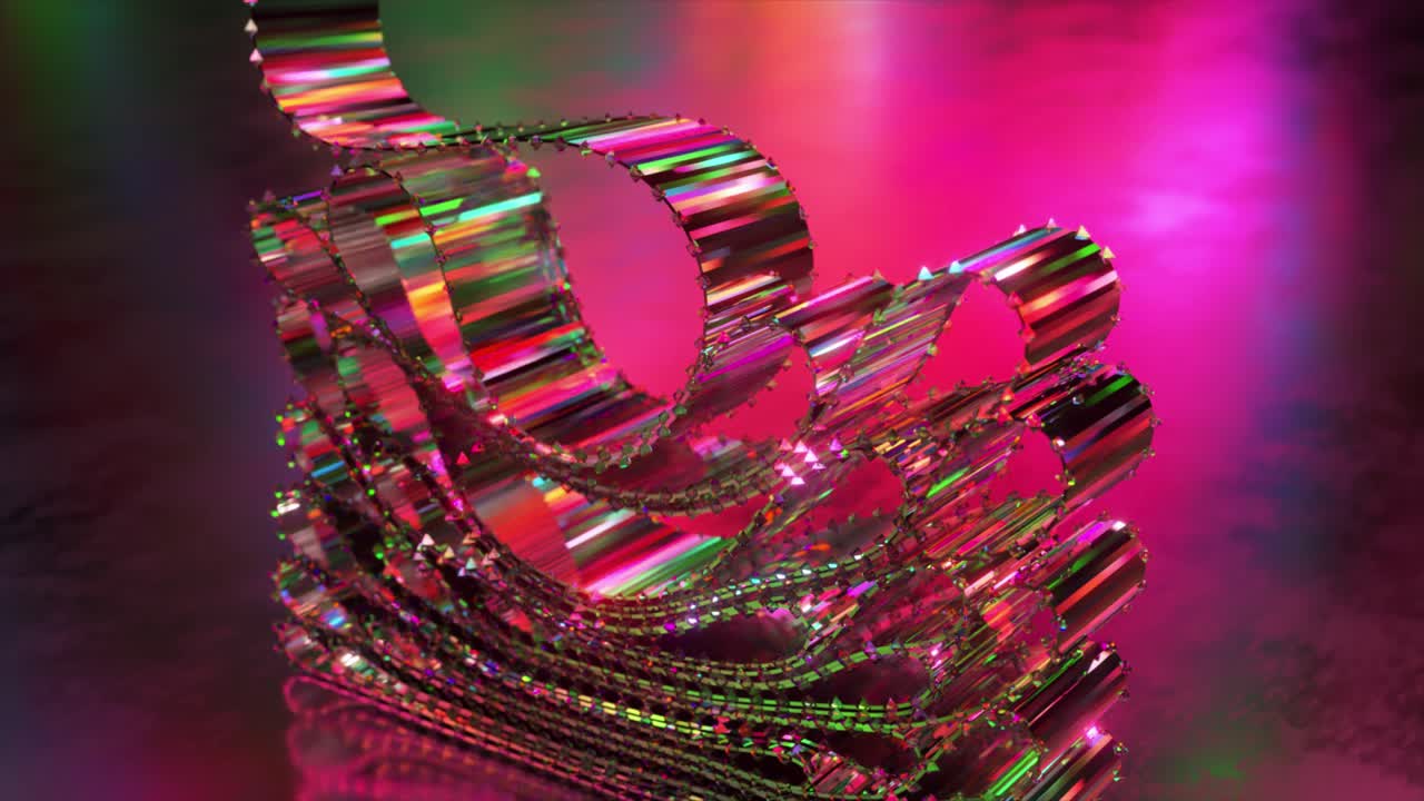 추상적인 다채로운 3d 기하학적 디자인