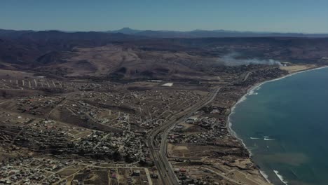 Rosarito-beaches-in-Baja-California,-Mexico