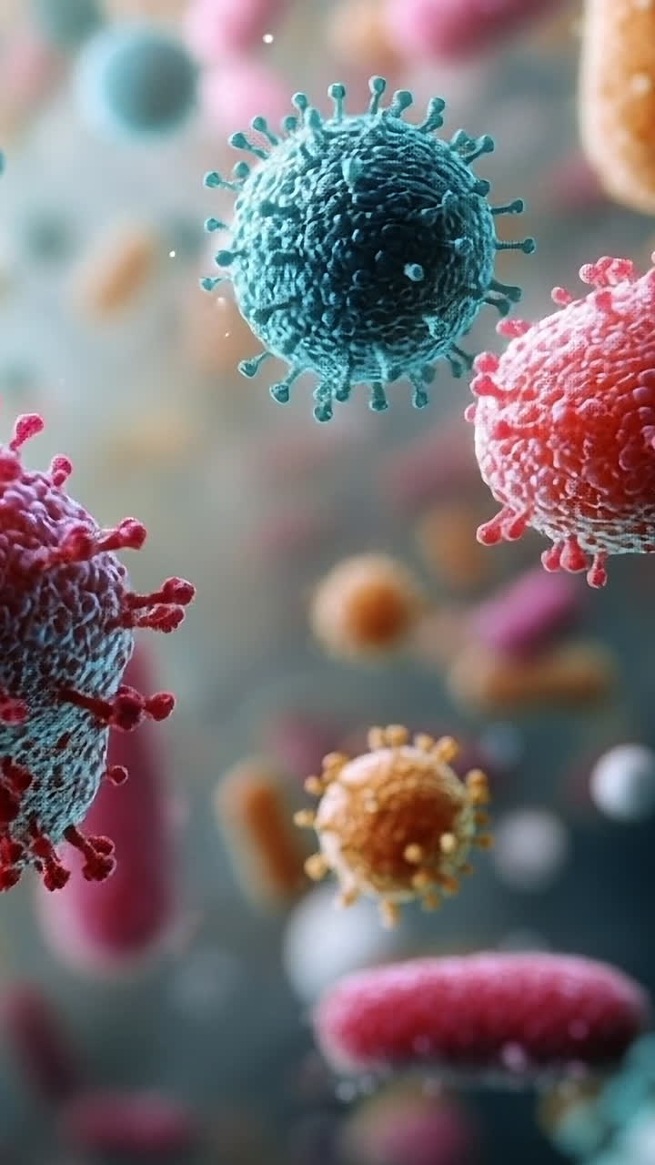 Study of tiny bacteria & viruses