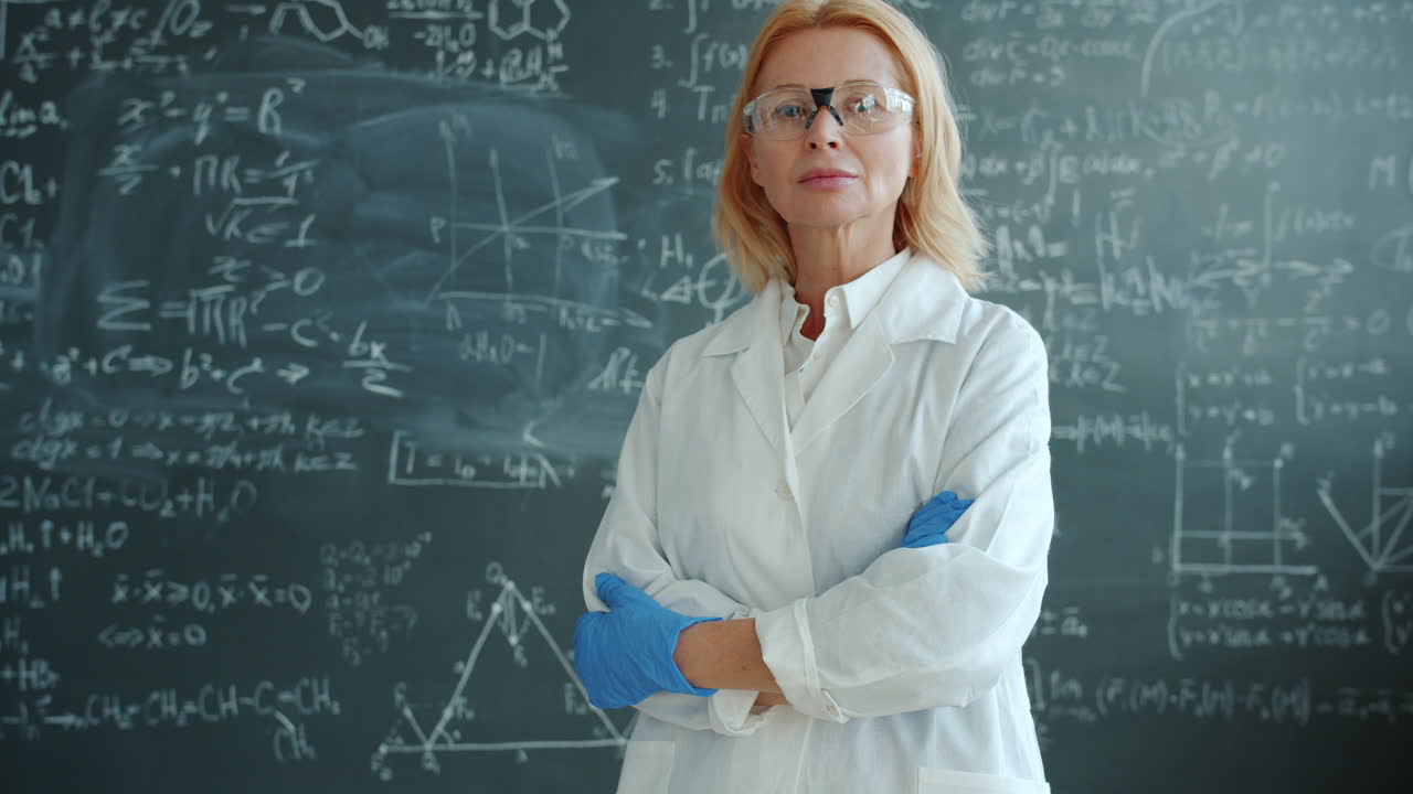 científica en un entorno de laboratorio