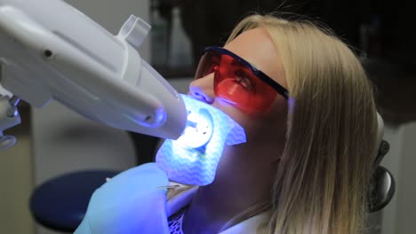 teeth whitening procedure
