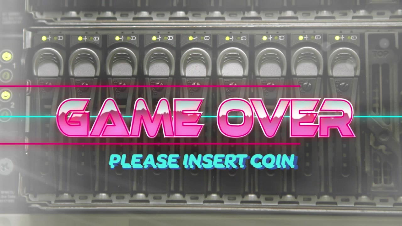 Animation of pink text level up over modern cityscape