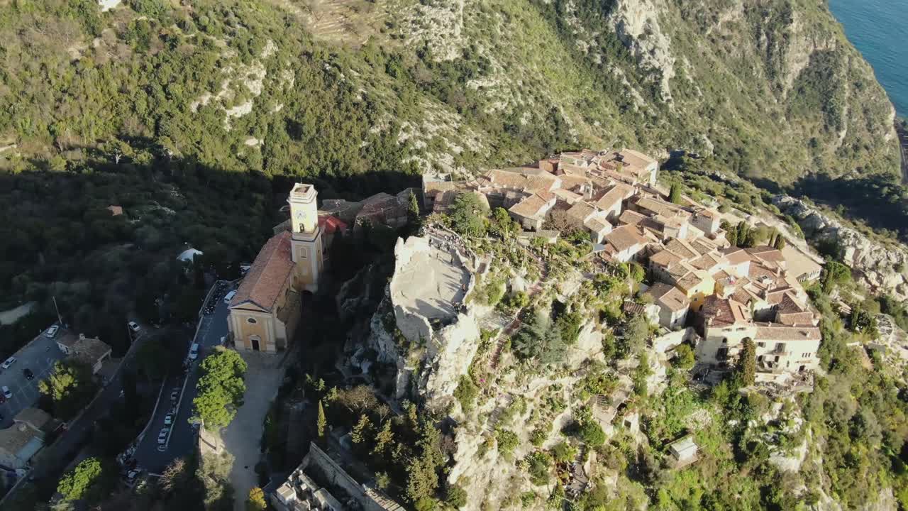 모나코의 아름다운 마을의 최고 전망