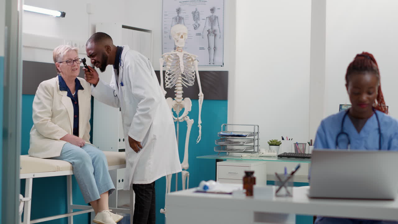 Medical Consultation with Doctor and Nurse