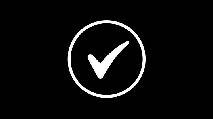 Correct vote icon black background check mark icon animation green checkmark animation yes tick