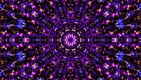movimiento de onda de línea, forma de círculo colorido, sobre un fondo negro