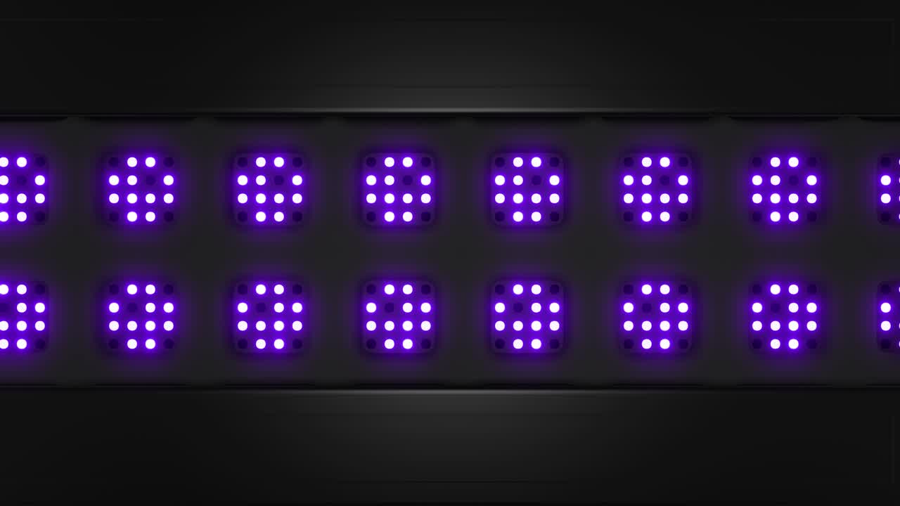 Purple LED Panel Pattern