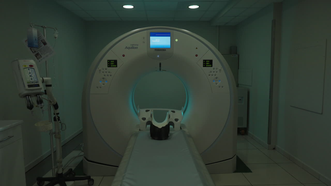 CT Scanner in Hospital Room