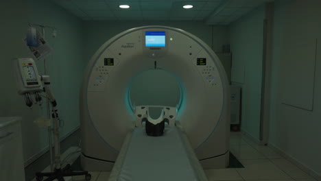 ct scanner in hospital room