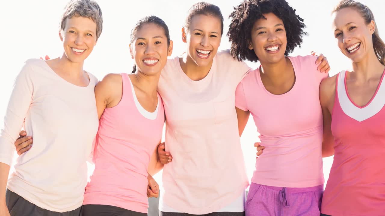 웃는 여성들의 다양한 그룹의 다양한 그룹의 애니메이션