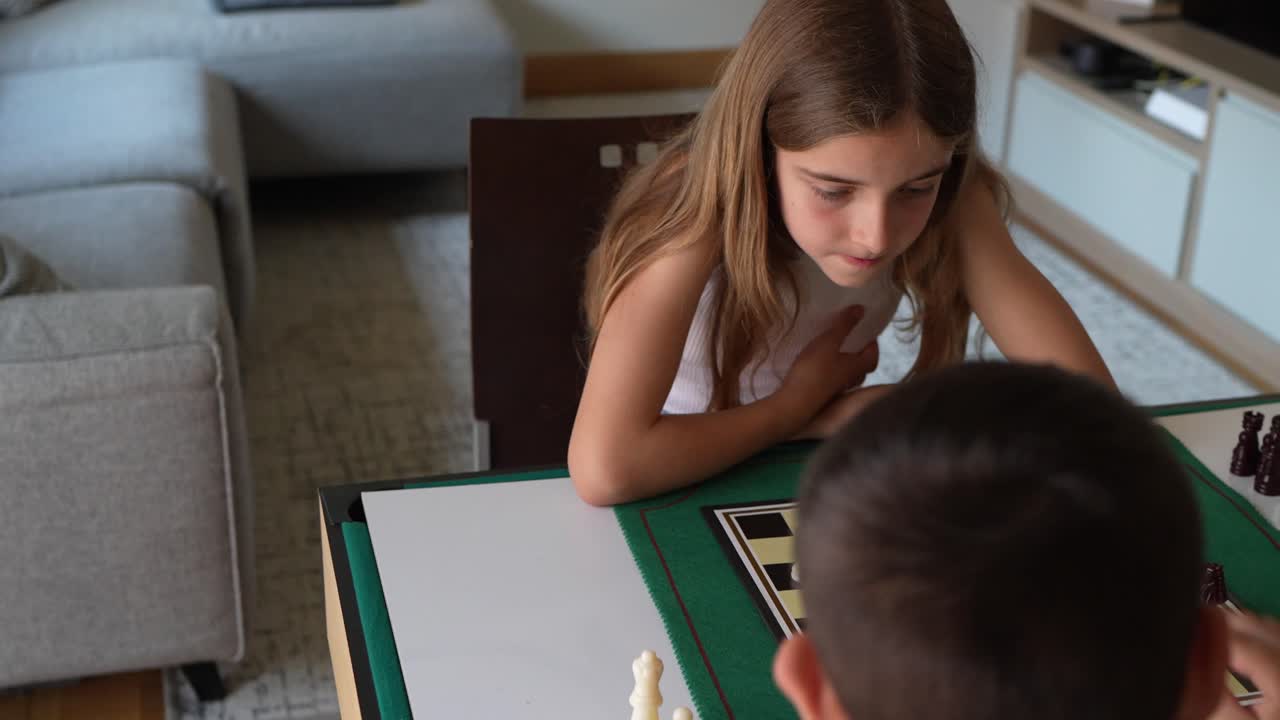 Children playing chess