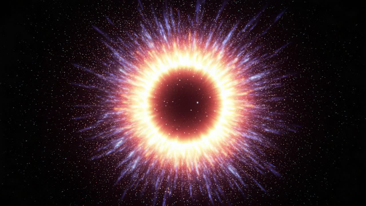 Exploring the Mysteries of Cosmic Phenomena: A Stunning Visualization of a Celestial Body Surrounded by Radiant Energy and Stellar Particles in Space