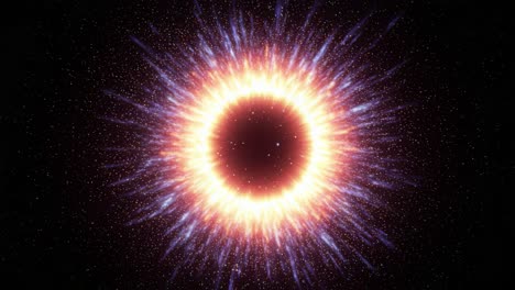 exploring the mysteries of cosmic phenomena: a stunning visualization of a celestial body surrounded by radiant energy and stellar particles in space