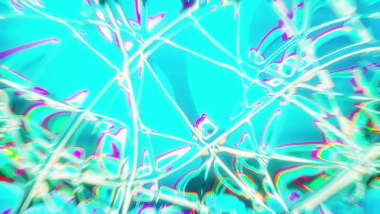 추상적인 네온 액체 예술