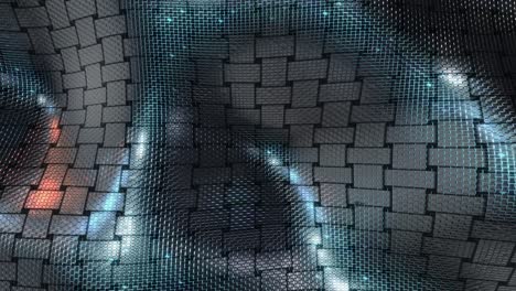 Morphing-Glossy-Basket-Weave-Pattern.-3D-Abstract