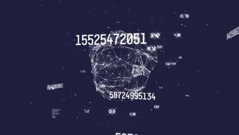 Animation-of-globe-of-network-of-connections-with-numbers-and-data-processing