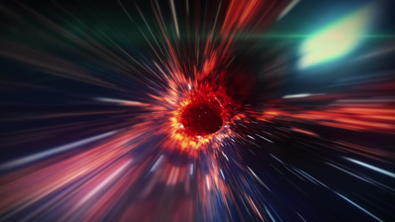Abstract Wormhole Animation