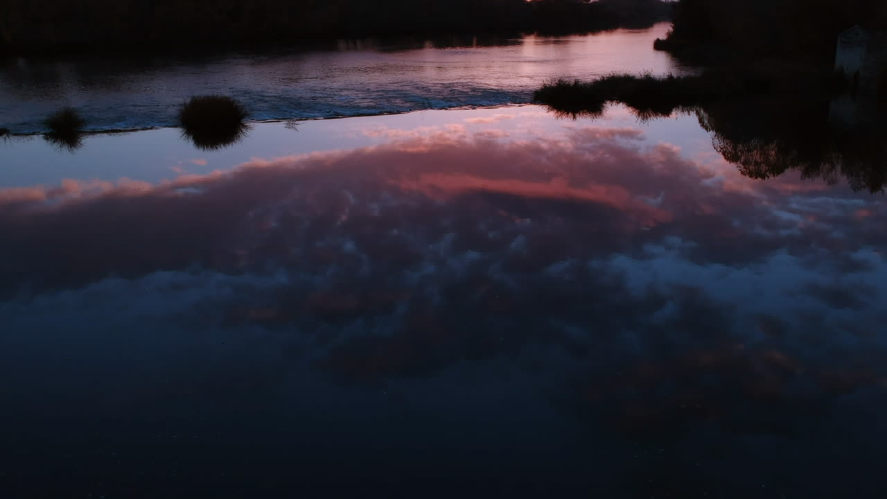 Beautiful autumn sunset