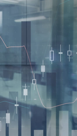 Animation-Der-Statistik--Und-Finanzdatenverarbeitung-über-Dem-Büro