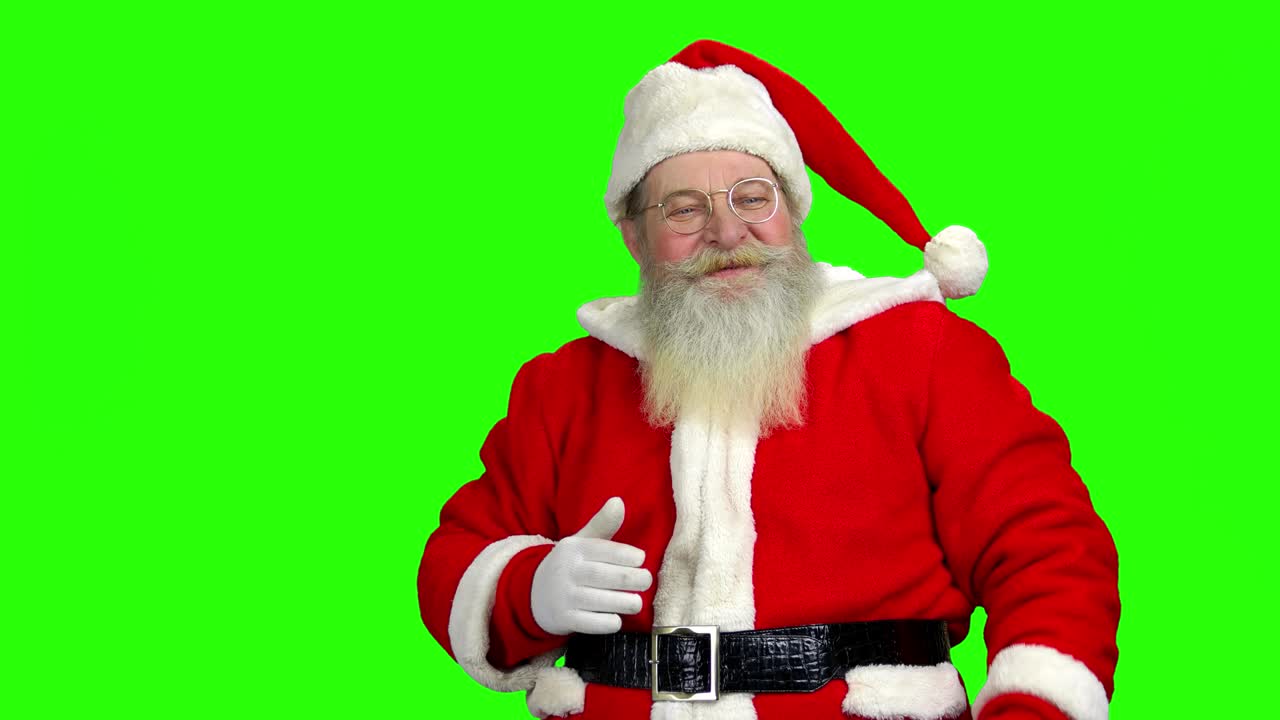 산타클로스, 크로마키 배경
