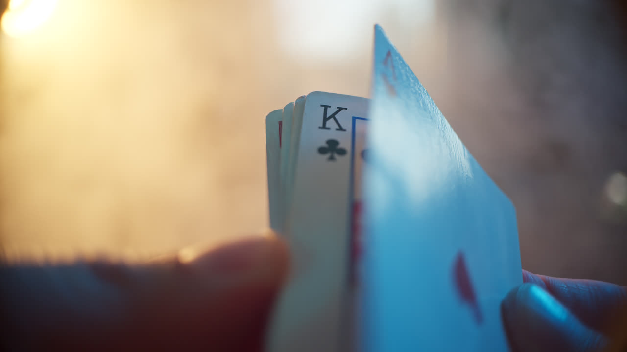 Close-up of Playing Cards