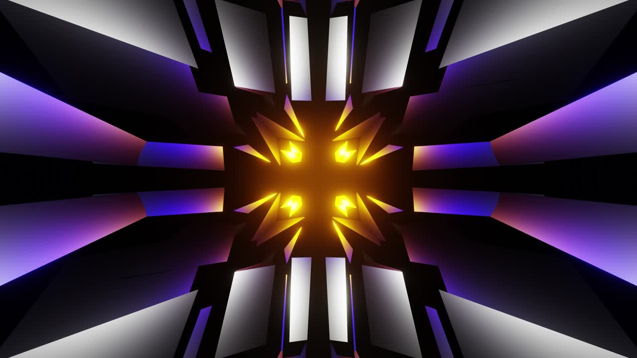 túnel de bucle de concierto de vj