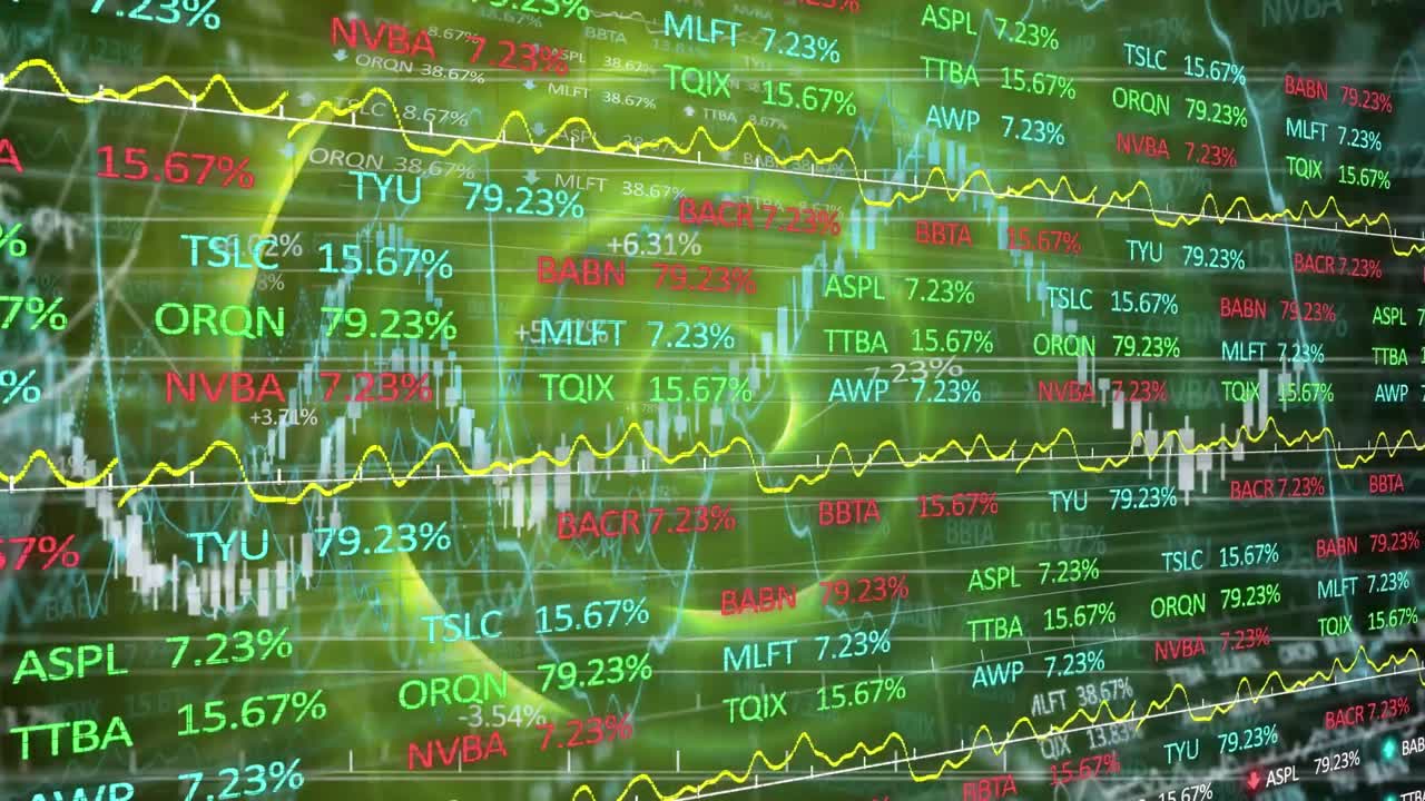 범위 스캐닝으로 금융 데이터 처리의 애니메이션