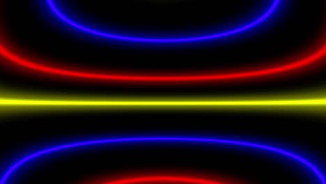 neon line illumination animation motion graphics