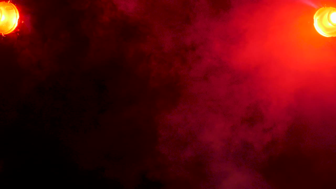 Red Spotlight on Stage