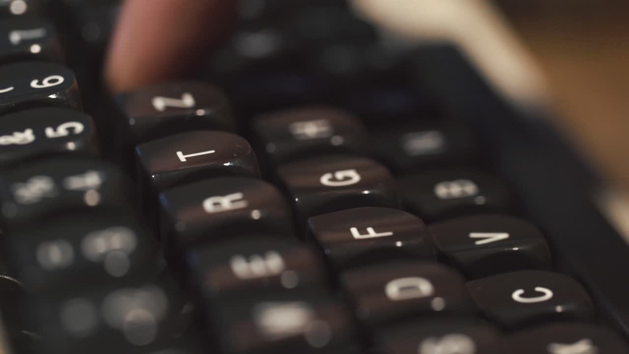 Close-up of a keyboard
