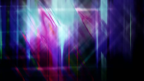haces de luz diagonales púrpuras y azules en contraste con pilares verticales - animación de fondo de movimiento de bucle sin costuras de 4k