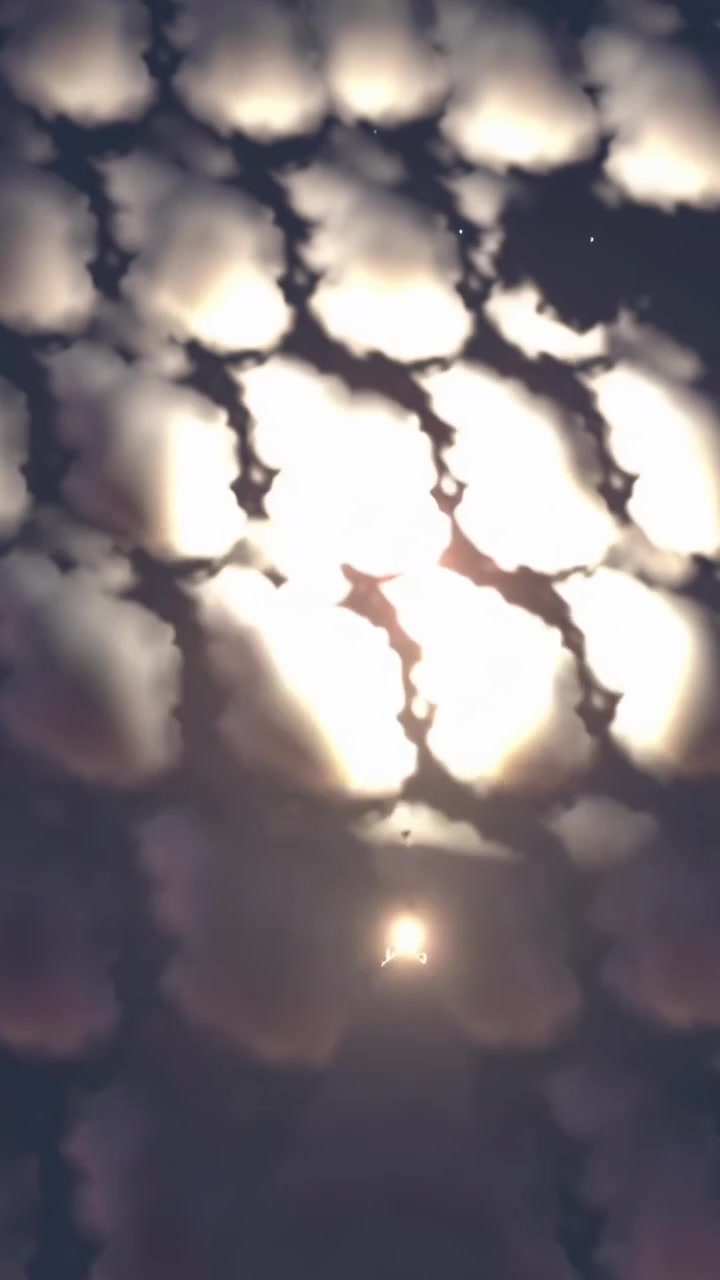 Dramatic Rocket Launch into a Cloud-Patterned Sky at Sunset