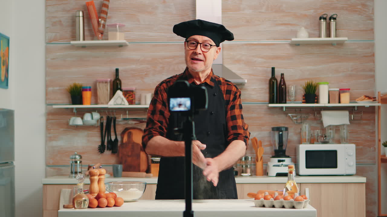 tutorial de video de grabación de panadero